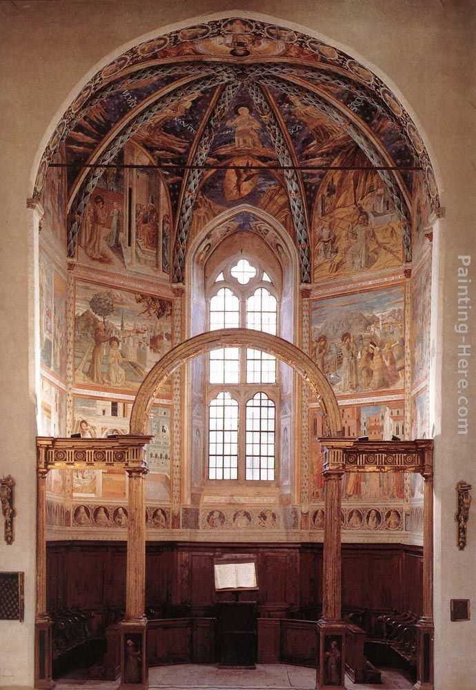 Benozzo di Lese di Sandro Gozzoli View of the main apsidal chapel